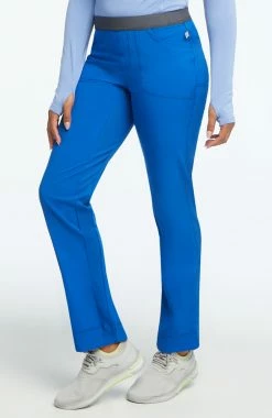 Alternative view of Cherokee Clearance Women's Rib Yoke Waist Pull On Scrub Pants