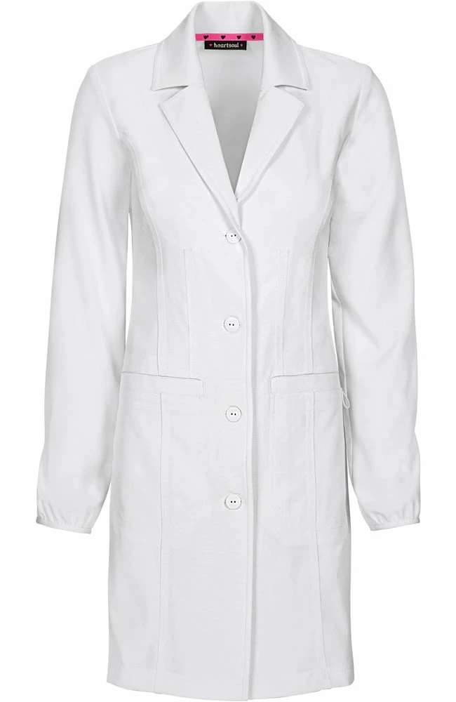 Heartsoul Women's Notched Lapel 34" Lab Coat 4 Heartsoul Women's Notched Lapel 34" Lab Coat - Image 2