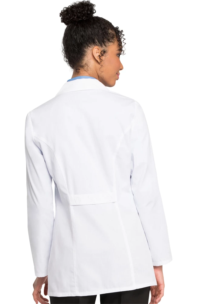 Cherokee Clearance Women's Daisy Embroidered 29½" Lab Coat 4 Cherokee Clearance Women's Daisy Embroidered 29½" Lab Coat - Image 2