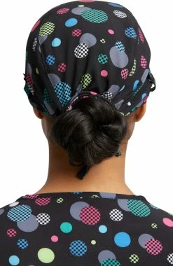Alternative view of Cherokee Women's Checker Dots Print Scrub Hat