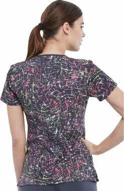 Alternative view of Cherokee Clearance Women's From Scratch Print Scrub Top