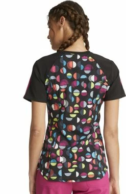 Alternative view of Cherokee Clearance Women's Geo Nouveau Print Scrub Top