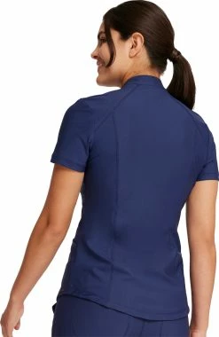 Alternative view of Cherokee Women's Partial Zip Front Scrub Top
