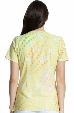 Alternative view of Cherokee Clearance Women's Ha Ha Print Scrub Top