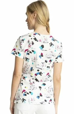 Alternative view of Cherokee Clearance Women's Spots Print Scrub Top