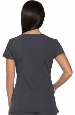 Alternative view of Dickies Clearance Women's Mock Wrap Solid Scrub Top