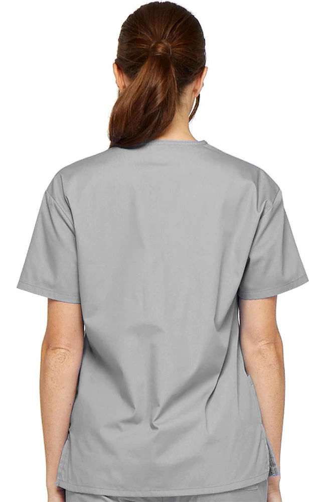 Dickies Clearance Women's V-Neck Solid Scrub Top 4 Dickies Clearance Women's V-Neck Solid Scrub Top - Image 2