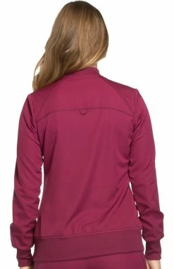 Alternative view of Dickies Clearance Women's Zip Front Warm-Up Solid Scrub Jacket