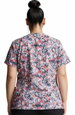 Alternative view of Dickies Clearance Women's Daisy Duty Print Scrub Top