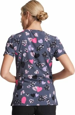 Alternative view of Dickies Clearance Women's Loving Blooms Print Scrub Top