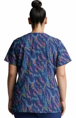 Alternative view of Dickies Clearance Women's Safari Spots Print Scrub Top