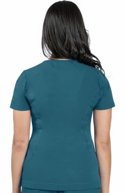 Alternative view of Healing Hands Clearance Women's Sloan Solid Scrub Top