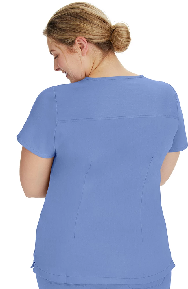 Healing Hands Women's Jada Solid Scrub Top 4 Healing Hands Women's Jada Solid Scrub Top - Image 2