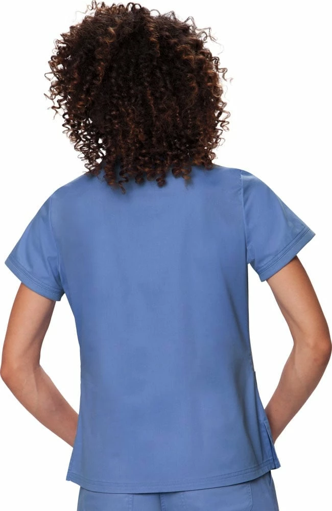 Koi Women's Nicole Crossover V-Neck Solid Scrub Top 4 Koi Women's Nicole Crossover V-Neck Solid Scrub Top - Image 2