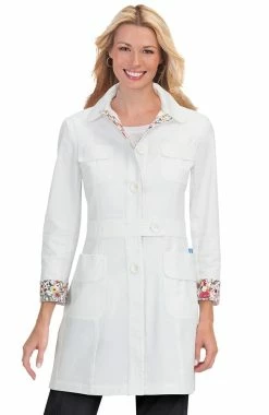 Alternative view of Koi Women's Geneva With Contrast 35¾" Lab Coat