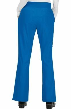 Alternative view of Koi Clearance Women's Laurie Flare Leg Knit Waist Yoga Scrub Pant