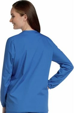 Alternative view of Landau Clearance Women's Warm Up Solid Scrub Jacket