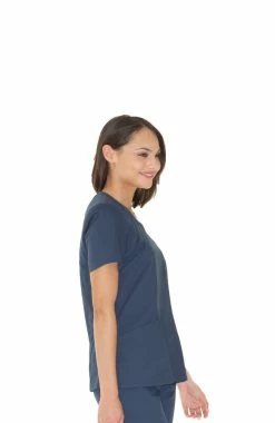 Alternative view of Urbane Clearance Women's Scoop Neck Solid Scrub Top