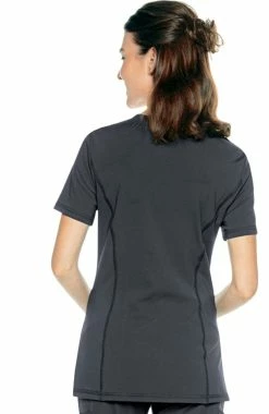 Alternative view of Urbane Women's V-Neck Solid Scrub Top