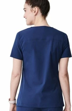 Alternative view of Medelita Women's Vista Solid Scrub Top