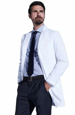 Alternative view of Medelita Men's Bernand Lab Coat