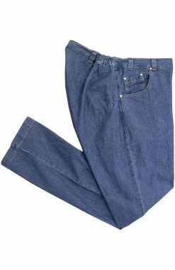 Alternative view of Silverts Clearance Men's Stretch Denim Wheelchair Jeans