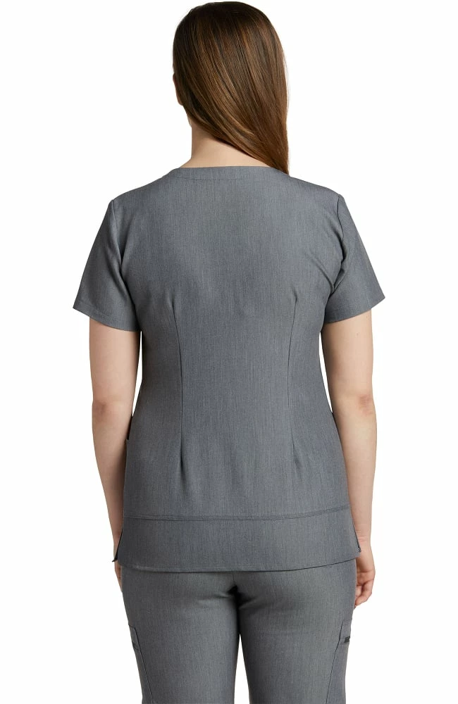 White Cross Women's Side Pocket V-Neck Solid Scrub Top 4 White Cross Women's Side Pocket V-Neck Solid Scrub Top - Image 2
