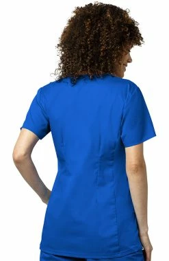 Alternative view of WonderWORK Women's Maternity Solid Scrub Top