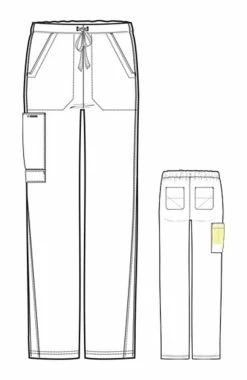 Alternative view of WonderWink Clearance High Performance By Women's Ion Boot Cut Cinched Scrub Pant
