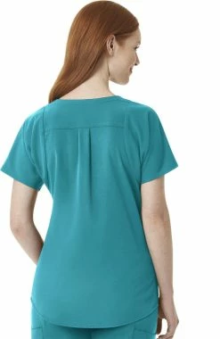 Alternative view of WonderWink Clearance Women's Dolman Solid Scrub Top