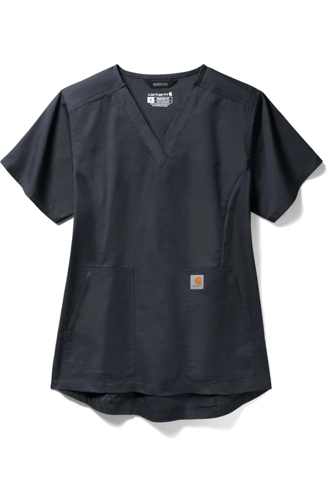 Carhartt Women's V-Neck Scrub Top 4 Carhartt Women's V-Neck Scrub Top - Image 2