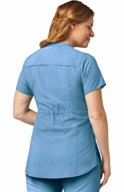 Alternative view of Carhartt Women's Force Henley Tunic Scrub Top