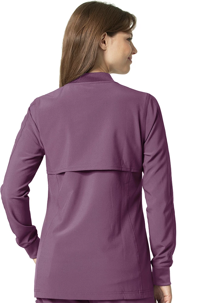 Carhartt Women's Zip Front Utility Solid Scrub Jacket 4 Carhartt Women's Zip Front Utility Solid Scrub Jacket - Image 2