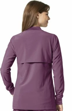 Alternative view of Carhartt Clearance Women's Zip Front Utility Solid Scrub Jacket