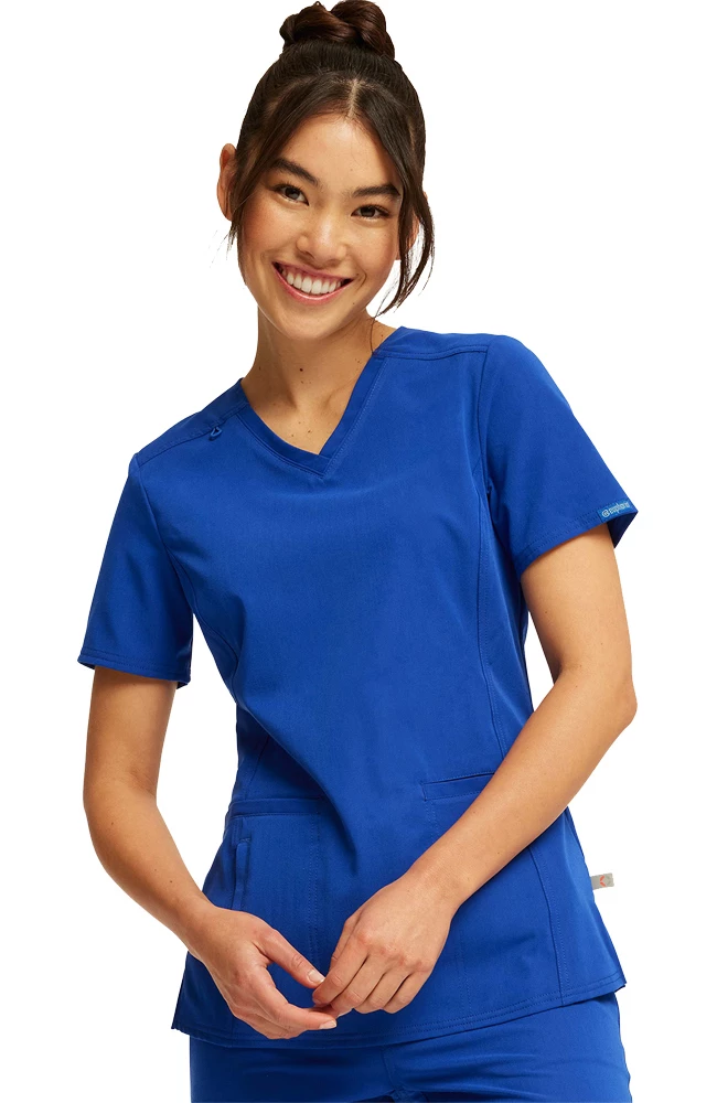 Cherokee Clearance Women's Solid Scrub Top 5 Cherokee Clearance Women's Solid Scrub Top - Image 3