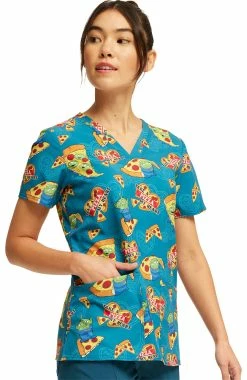 Cherokee Women's Pizza My Heart Alien Print Scrub Top 8 Cherokee Women's Pizza My Heart Alien Print Scrub Top -Havaianas Shop 3 ck tf738 print 650