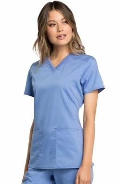 Cherokee Workwear Women's V-Neck Solid Scrub Top 9 Cherokee Workwear Women's V-Neck Solid Scrub Top -Havaianas Shop 3 ck ww770ab 650