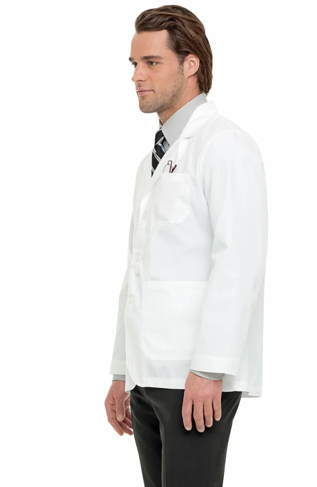 Landau Clearance Men's Three Button Closure Consultation 30¾" Lab Coat 5 Landau Clearance Men's Three Button Closure Consultation 30¾" Lab Coat - Image 3