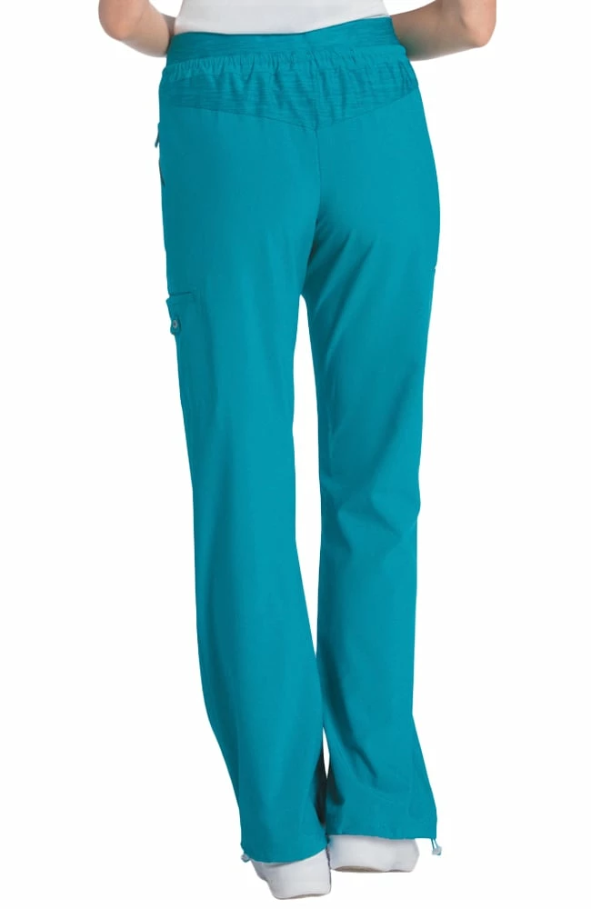 Urbane Clearance Women's Knit Waist Cargo Jogger Scrub Pant 5 Urbane Clearance Women's Knit Waist Cargo Jogger Scrub Pant - Image 3