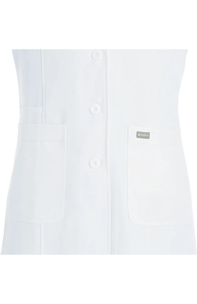 Maevn Uniforms Women's 36" Notch Collar Lab Coat 5 Maevn Uniforms Women's 36" Notch Collar Lab Coat - Image 3