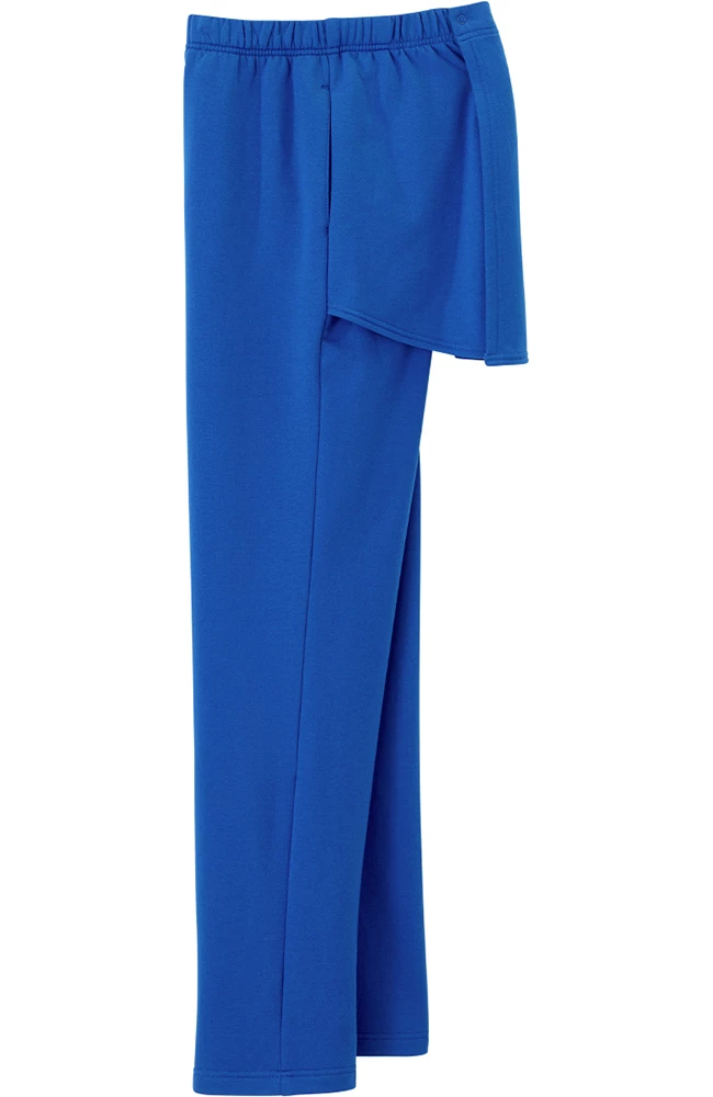 Silverts Clearance Men's Open Back Fleece Wheelchair Pant 4 Silverts Clearance Men's Open Back Fleece Wheelchair Pant - Image 3