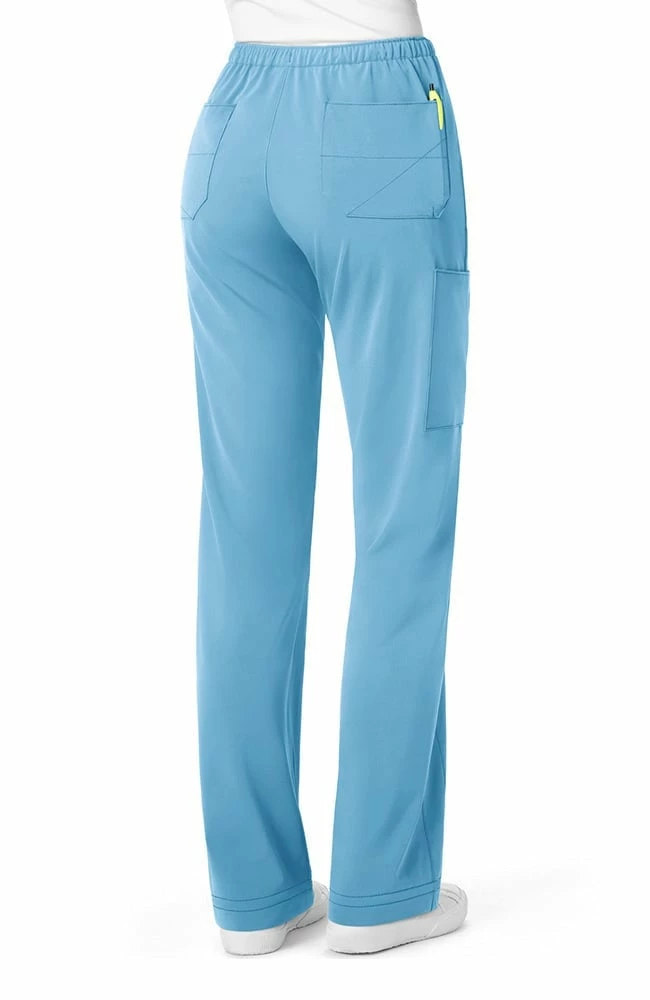 WonderWink Clearance High Performance By Women's Ion Boot Cut Cinched Scrub Pant 5 WonderWink Clearance High Performance By Women's Ion Boot Cut Cinched Scrub Pant - Image 3