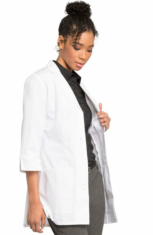 Cherokee Women's ¾ Sleeve 30½" Lab Coat 6 Cherokee Women's ¾ Sleeve 30½" Lab Coat - Image 4