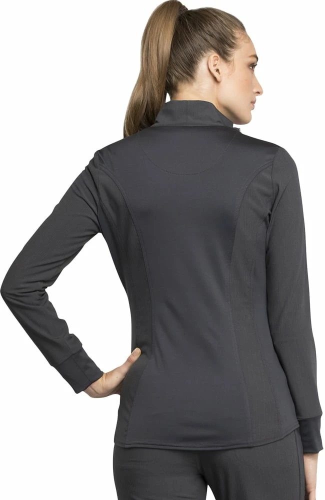 Cherokee Clearance Women's Zip Front Solid Scrub Jacket 6 Cherokee Clearance Women's Zip Front Solid Scrub Jacket - Image 4
