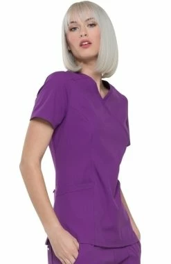 ELLE Clearance Women's Mock Wrap Solid Scrub Top 9 ELLE Clearance Women's Mock Wrap Solid Scrub Top -Havaianas Shop 4 ck el620 clearance 650