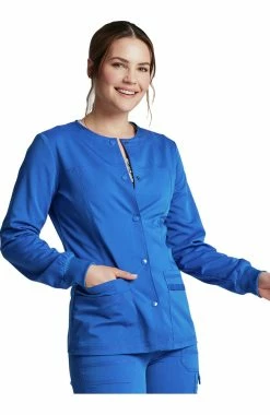 Dickies Women's Snap Front Solid Scrub Jacket 10 Dickies Women's Snap Front Solid Scrub Jacket -Havaianas Shop 4 di dk380 650