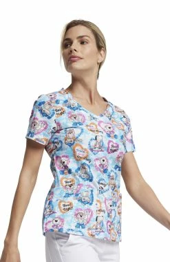 Dickies Women's Hippie Hounds Print Scrub Top 13 Dickies Women's Hippie Hounds Print Scrub Top -Havaianas Shop 4 di dk721 print 650