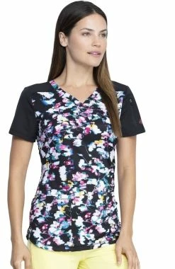 Dickies Clearance Women's Floral In Motion Print Scrub Top -Havaianas Shop 4 di dk732 printclearance 650