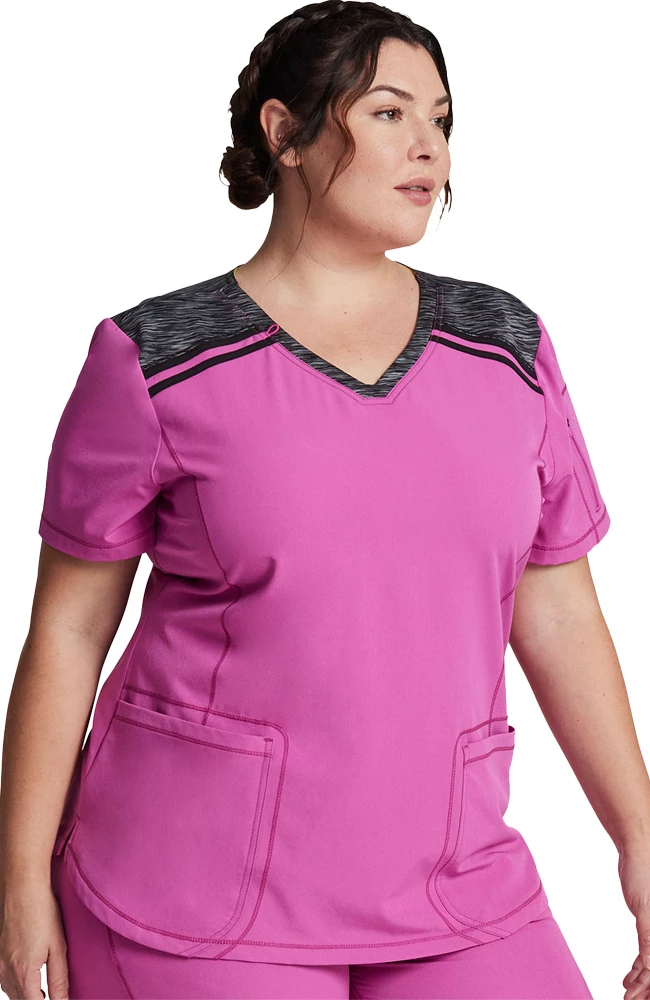 Dickies Women's V-Neck Solid Scrub Top 6 Dickies Women's V-Neck Solid Scrub Top - Image 4