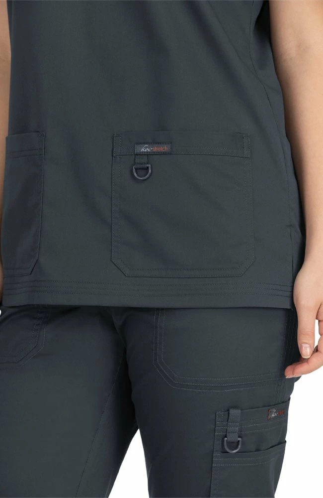 Koi Clearance Women's Alessa Solid Scrub Top 6 Koi Clearance Women's Alessa Solid Scrub Top - Image 4